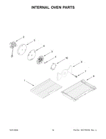 08 - Internal Oven Parts parts for Whirlpool Range KFGD500ESS12 from AppliancePartsPros.com