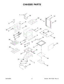 04 - Chassis Parts parts for Whirlpool Range KFGG504KPS4 from AppliancePartsPros.com