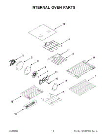 05 - Internal Oven Parts parts for Whirlpool Air Conditioner KFID500ESS05 from AppliancePartsPros.com