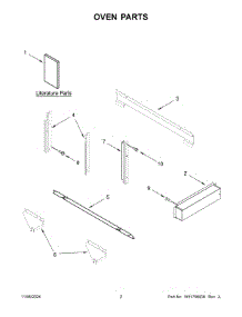02 - Oven Parts parts for Whirlpool Microwave KMBP100EBS21 from AppliancePartsPros.com
