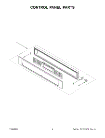 03 - Control Panel Parts parts for Whirlpool Microwave KMBP100ESS21 from AppliancePartsPros.com