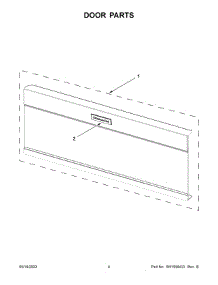 03 - Door Parts parts for Whirlpool Microwave KMLS311HBL09 from AppliancePartsPros.com