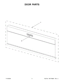 03 - Door Parts parts for Whirlpool Microwave KMLS311HSS10 from AppliancePartsPros.com