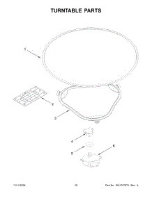 06 - Turntable Parts parts for Whirlpool Microwave KMML550RBS00 from AppliancePartsPros.com