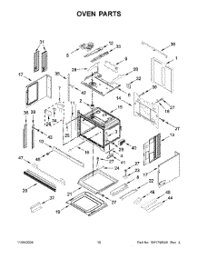 06 - Oven Parts parts for Whirlpool Wall Oven KOCE900HBS24 from AppliancePartsPros.com