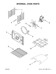 05 - Internal Oven Parts parts for Whirlpool Range KODC504PPS01 from AppliancePartsPros.com