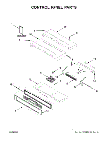 02 - Control Panel Parts parts for Whirlpool Wall Oven KODE307ESS05 from AppliancePartsPros.com