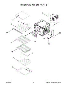 06 - Internal Oven Parts parts for Whirlpool Wall Oven KODE507EWH05 from AppliancePartsPros.com