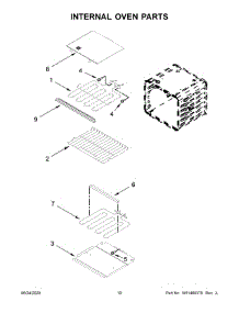 06 - Internal Oven Parts parts for Whirlpool Range KODT100ESS04 from AppliancePartsPros.com