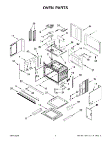 03 - Oven Parts parts for Whirlpool Microwave KOEC430RSS00 from AppliancePartsPros.com