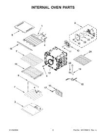 Internal Oven Parts parts for Whirlpool Microwave KOEC527PBS00 from AppliancePartsPros.com