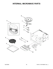 09 - Internal Microwave Parts parts for Whirlpool Microwave KOEC527PBS01 from AppliancePartsPros.com