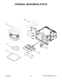 08 - Internal Microwave Parts parts for Whirlpool Microwave KOEC530PBS01 from AppliancePartsPros.com
