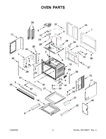 03 - Oven Parts parts for Whirlpool Microwave KOEC530PBS01 from AppliancePartsPros.com