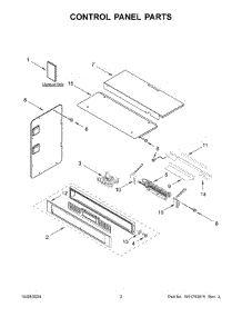 02 - Control Panel Parts parts for Whirlpool Microwave KOEC530PPS02 from AppliancePartsPros.com