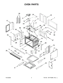 03 - Oven Parts parts for Whirlpool Microwave KOEC530PPS03 from AppliancePartsPros.com