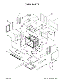 03 - Oven Parts parts for Whirlpool Microwave KOEC530PSS01 from AppliancePartsPros.com