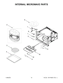 08 - Internal Microwave Parts parts for Whirlpool Microwave KOEC530PWH01 from AppliancePartsPros.com