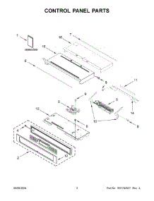 02 - Control Panel Parts parts for Whirlpool Range KOES430RSS00 from AppliancePartsPros.com