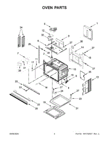 03 - Oven Parts parts for Whirlpool Range KOES430RSS00 from AppliancePartsPros.com