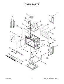 Oven Parts parts for Whirlpool Range KOES530PBS00 from AppliancePartsPros.com