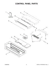 02 - Control Panel Parts parts for Whirlpool Range KOES530PPS01 from AppliancePartsPros.com