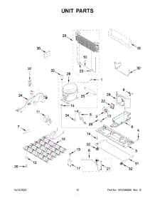 07 - Unit Parts parts for Whirlpool Refrigerator KRMF706EBS05 from AppliancePartsPros.com