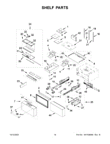 08 - Shelf Parts parts for Whirlpool Refrigerator KRMF706EBS05 from AppliancePartsPros.com