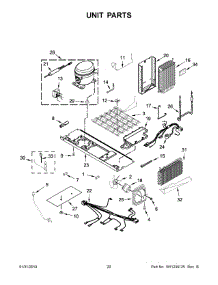 11 - Unit Parts parts for Whirlpool Refrigerator KRSC500ESS01 from AppliancePartsPros.com