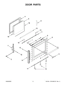 05 - Door Parts parts for Whirlpool Range KSDB900ESS4 from AppliancePartsPros.com