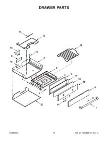 06 - Drawer Parts parts for Whirlpool Range KSDB900ESS4 from AppliancePartsPros.com