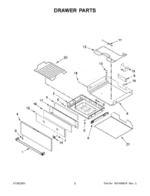 05 - Drawer Parts parts for Whirlpool Range KSEB900ESS4 from AppliancePartsPros.com