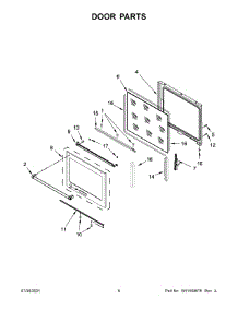 04 - Door Parts parts for Whirlpool Range KSEB900ESS4 from AppliancePartsPros.com