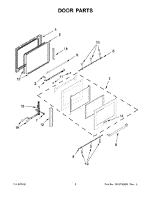 05 - Door Parts parts for Whirlpool Range KSGB900ESS3 from AppliancePartsPros.com