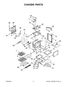 03 - Chassis Parts parts for Whirlpool Range KSGG700ESS3 from AppliancePartsPros.com