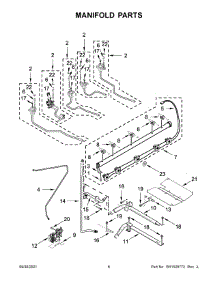 04 - Manifold Parts parts for Whirlpool Range KSGG700ESS3 from AppliancePartsPros.com