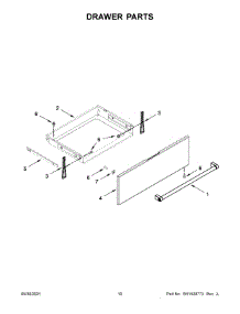 06 - Drawer Parts parts for Whirlpool Range KSGG700ESS3 from AppliancePartsPros.com