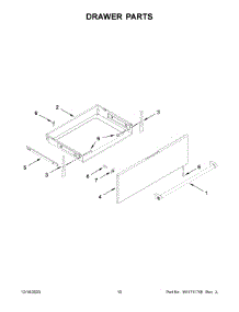 Drawer Parts parts for Whirlpool Range KSGG700ESS7 from AppliancePartsPros.com