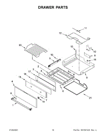 06 - Drawer Parts parts for Whirlpool Air Conditioner KSIB900ESS3 from AppliancePartsPros.com