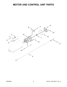 04 - Motor And Control Unit Parts parts for Whirlpool Mixer KSM85PSCAQ5 from AppliancePartsPros.com
