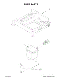 04 - Pump Parts parts for Whirlpool Ice Maker KUIX535HBS02 from AppliancePartsPros.com