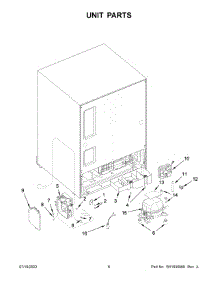 04 - Unit Parts parts for Whirlpool Refrigerator KURR314KBS00 from AppliancePartsPros.com