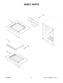 03 - Shelf Parts parts for Whirlpool KUWL204ESB02 from AppliancePartsPros.com