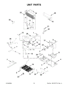 07 - Unit Parts parts for Whirlpool Refrigerator MBB1957FEW05 from AppliancePartsPros.com