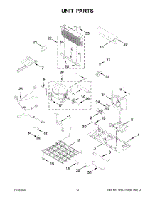 07 - Unit Parts parts for Whirlpool Refrigerator MBF2258FEZ08 from AppliancePartsPros.com