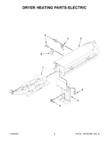 05 - Dryer Heating Parts-Electric parts for Whirlpool Dryer MED6230RHW2 from AppliancePartsPros.com