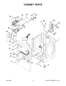03 - Cabinet Parts parts for Whirlpool Dryer MEDP586KW0 from AppliancePartsPros.com