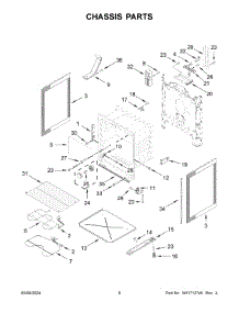 04 - Chassis Parts parts for Whirlpool Range MER4600LS3 from AppliancePartsPros.com