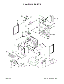 04 - Chassis Parts parts for Whirlpool Range MER6600FW3 from AppliancePartsPros.com