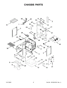 04 - Chassis Parts parts for Whirlpool Range MER7700LZ2 from AppliancePartsPros.com